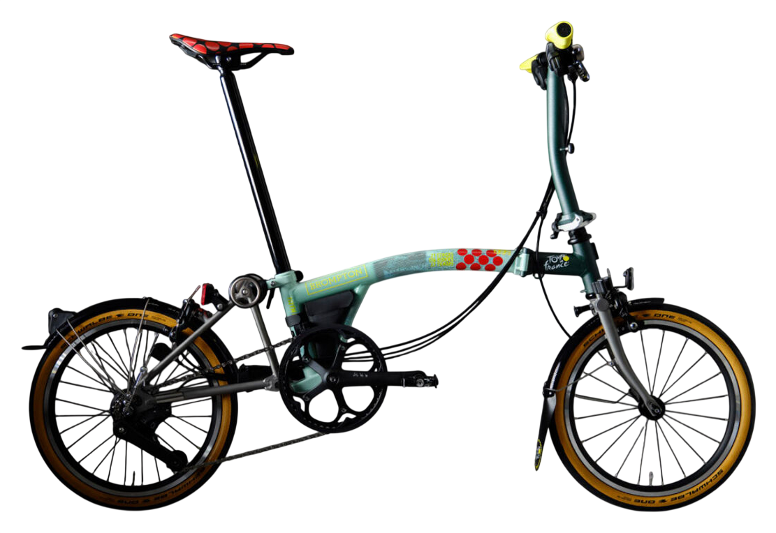 Brompton P Line Explore Tour De France - 16 Zoll - Faltrahmen